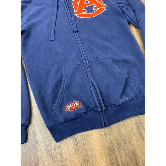 Champion Auburn University Tigers full zip-up stitched graphic hoodie, S - Picture 2 of 5